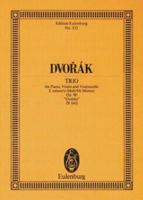 Music Minus One Piano: Dvorak Piano Trio in E Minor, op. 90 1596150335 Book Cover