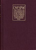 Der Prediger Salomo: Reprint Der Ersten Ausgabe, Hagenau 1528, Mit Dem Geleitschreiben Martin Luthers. Ausgabe Zum Brenz-Jubliaum 1970. Mit 3772800815 Book Cover