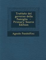Trattato del Governo Della Famiglia 1286569230 Book Cover