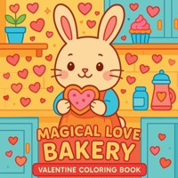 Magical Love Bakery - Valentine Coloring Book 7867449744 Book Cover