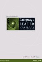 Language Leader Pre-Intermediate: Workbook with Key and Audio CD Pack (Language Leader) 1405884290 Book Cover