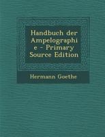 Handbuch der Ampelographie 1295377918 Book Cover