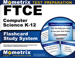 FTCE Computer Science K-12 Flashcard Study System: FTCE Test Practice Questions & Exam Review for the Florida Teacher Certification Examinations (Cards) 1621208923 Book Cover