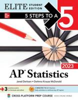 5 Steps to a 5: AP Statistics 2023 Elite Student Edition 1264500335 Book Cover