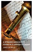 A Strange Manuscript Found in a Copper Cylinder 0771091680 Book Cover