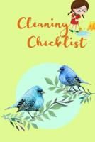 Cleaning Checklist: Weekly Cleaning -Cleaning Checklist, Daily Cleaning Schedule, Housekeeping- Beautifully Designed Housekeeping and Cleaning, Size 6x9-Paperback 1983788759 Book Cover