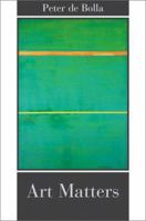 Art Matters 0674011104 Book Cover