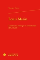 Louis Marin: Litterature, Politique Et Souverainete (1963-1993) 2406148467 Book Cover