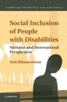 Social Inclusion of People with Disabilities: National and International Perspectives 1107415292 Book Cover