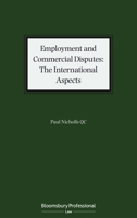 Employment and Commercial Disputes: The International Aspects 1526515806 Book Cover