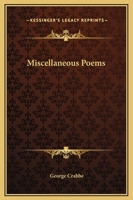 Miscellaneous Poems 1505712025 Book Cover