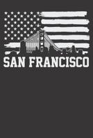 Notebook: Dot Grid Dotted 6x9 120 Pages San Francisco USA 1082186694 Book Cover