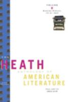 The Heath Anthology of American Literature, Volume D: Modern Period, 1910-1945 [With The Heath Anthology of American Lit., Volume E] 054720194X Book Cover