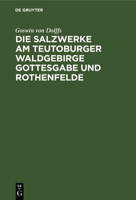 Die Salzwerke Am Teutoburger Waldgebirge Gottesgabe Und Rothenfelde 311131474X Book Cover