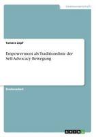Empowerment als Traditionslinie der Self-Advocacy Bewegung 3668368848 Book Cover