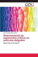 Determinación de exponentes críticos en películas delgadas: Aplicación en Cr-Gd-Cr 365906713X Book Cover