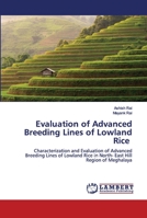 Evaluation of Advanced Breeding Lines of Lowland Rice 6202680490 Book Cover
