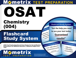OSAT Chemistry (004) Flashcard Study System: CEOE Test Practice Questions & Exam Review for the Certification Examinations for Oklahoma Educators / Oklahoma Subject Area Tests (Cards) 1610724216 Book Cover
