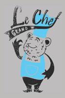 Chefs Recipe Book Notebook: 6x9inch Chefs Notebook College Ruled 1073382370 Book Cover