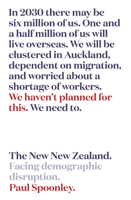 The New New Zealand: Facing demographic disruption 0995122989 Book Cover