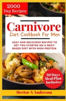 Carnivore Diet Cookbook for Men 2024: Easy and Delicious Recipes to Get you Started on a Meat based Diet with High Protein B0CSJZSJHS Book Cover