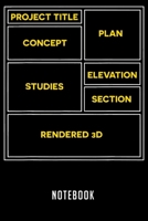 Notebook: Architecture architect student architectural design gift notebook6x9(100 pages)Blank Lined Paperback Journal For StudentArchitect Notebook for Journaling & Training NotesArchitecture JounalA 1670928179 Book Cover