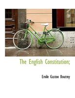 The English Constitution 1240153988 Book Cover