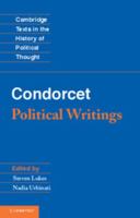 Condorcet: Political Writings 1107605393 Book Cover
