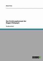 Das Erziehungskonzept der Reggio-P�dagogik 3638835472 Book Cover
