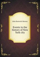 Events in the History of New York City 053016017X Book Cover