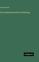 Die Sozialdemokratie Im Weltkrieg 3846011320 Book Cover
