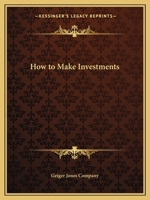 How to Make Investments 076616120X Book Cover