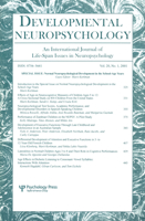 Normal Neuropsychological Development in the School-age Years: A Special Issue of developmental Neuropsychology (Developmental Neuropsychology, Volume 20, Number 1, 2001) 0805896899 Book Cover