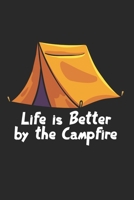 Camping Notizbuch: Camping Zelten Wandern Notizbuch f�r Liebhaber / Notizheft / Notizblock A5 (6x9in) Dotted Notebook / Punkteraster / 120 gepunktete Seiten 1671443543 Book Cover