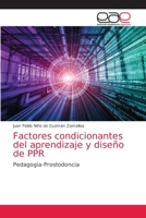 Factores condicionantes del aprendizaje y diseño de PPR 6203873586 Book Cover