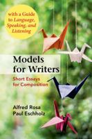 Models for Writers, High School Edition: Short Essays for Composition 1457681552 Book Cover