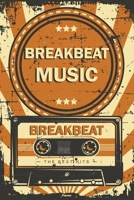 Breakbeat Music Planner: Retro Vintage Breakbeat Music Cassette Calendar 6 x 9 inch 120 pages gift 1656679299 Book Cover