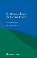 Criminal Law in Hong Kong 9041182586 Book Cover