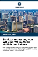 Strukturanpassung von WB und IWF in Afrika südlich der Sahara 6202783680 Book Cover