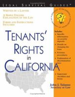 Tenants' Rights in California (Legal Survival Guides) 1572482419 Book Cover