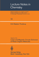 Aspects of the Linear and Magnetic Circular Dichroism of Planar Organic Molecules 3540097546 Book Cover