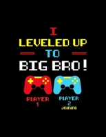 I Leveled Up To Big Bro! Player 1 Player 2 Joining: Pregnancy Planner And Organizer, Diary, Notebook Mother And Child 169538640X Book Cover