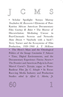 Journal of Cinema and Media Studies, Vol. 60, No. 1 1607856824 Book Cover