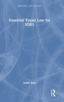 Essential Trusts Law for SQE1 (Essential Law for SQE1) 1032952067 Book Cover