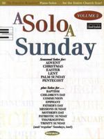A Solo a Sunday - Volume 2: Piano Solo 1423427009 Book Cover