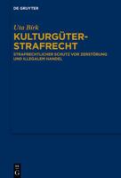 Allgemeiner Teil Des Internationalen Kulturg�terschutz- Und Kunstrestitutionsrechts/Strafrecht 3899497589 Book Cover
