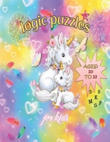 logic puzzles for kids age 10 to 13: Fantastic Beautiful GAMES – A Fun Kid Workbook Game For Learning, Coloring, Mazes, Word Search Puzzle and more B08B2G2T4J Book Cover