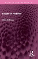 Essays in Analysis 103264172X Book Cover