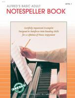 Alfred's Basic Adult Piano Course: Notespeller Book (Alfred's Basic Adult Piano Course) 0882849468 Book Cover