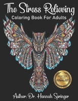Stress Relieving Coloring Book: Animal Designs For Adults B08L5GVT3X Book Cover